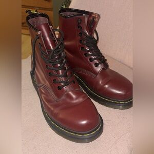 Dr. Martens Cherry Red Boots women’s size 7